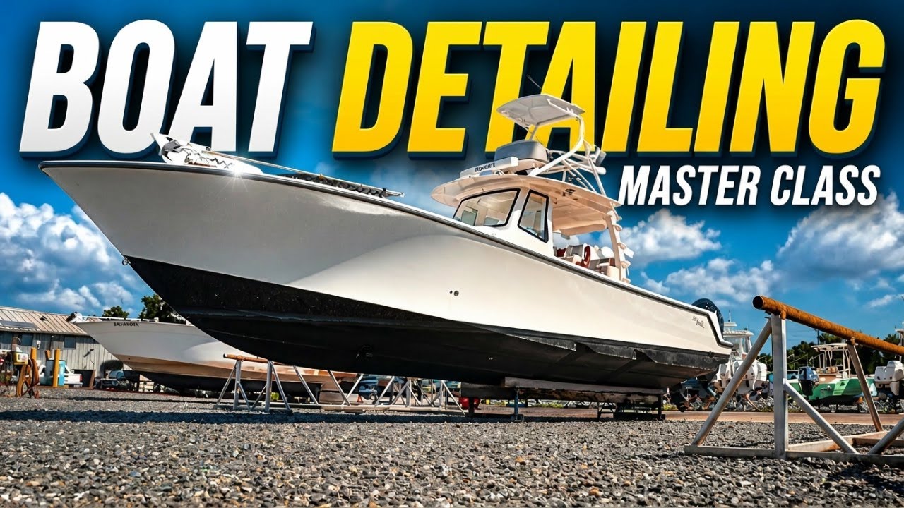 Boat Detailing Master Class | Oxidation Removal & Ceramic Coating
