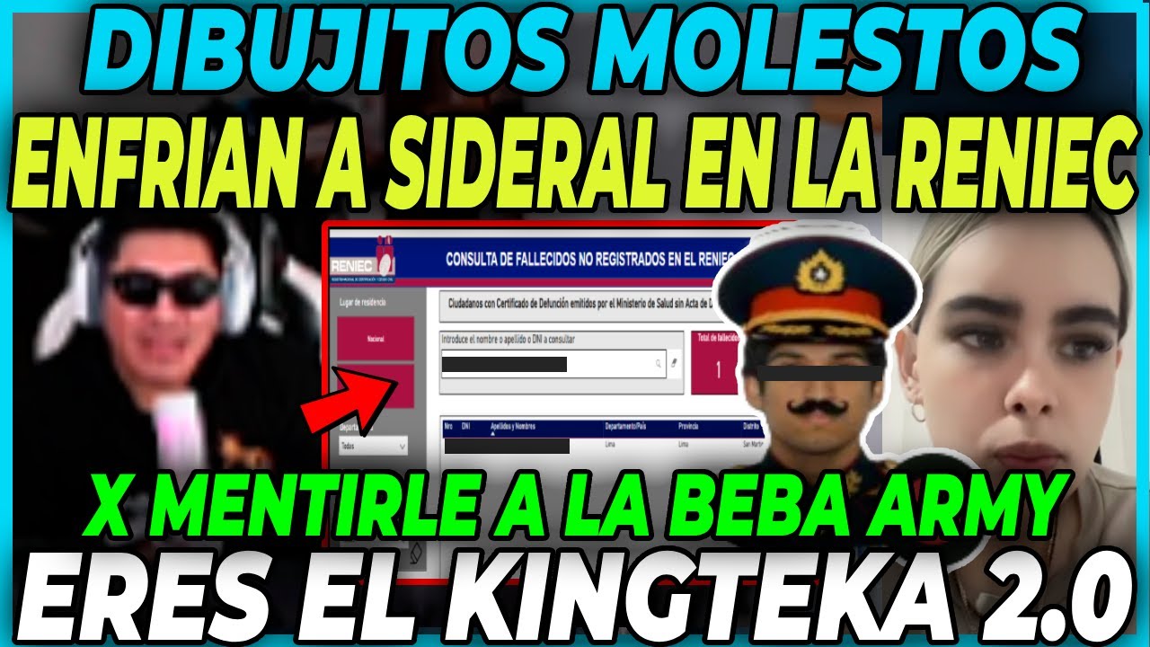 😲ERES EL KINGTEKA 2.0 😲 DIBUJITOS PARCHAN A SIDERAL POR SEGUIR MINTIENDOLES SOBRE PATITO