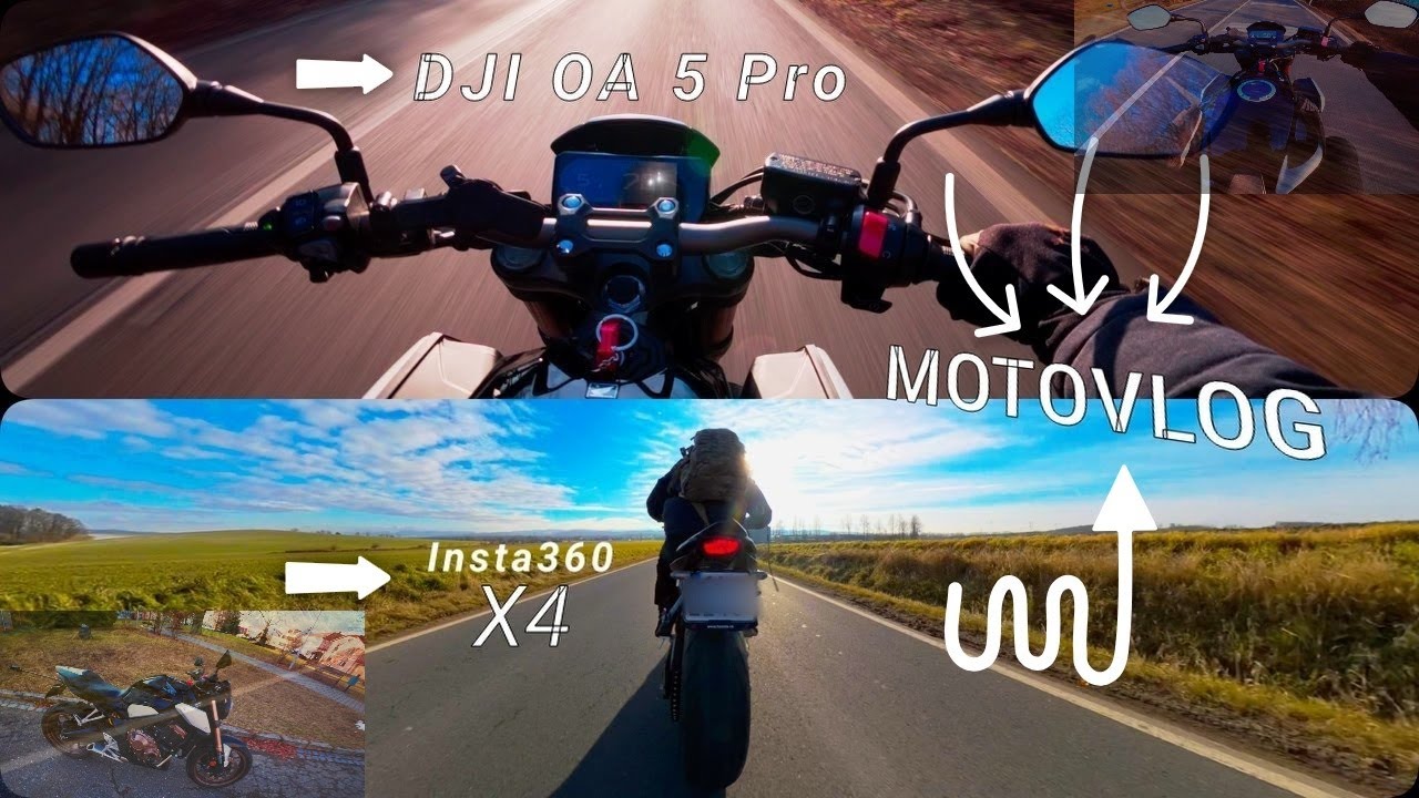 NEJLEPŠÍ AKČNÍ KAMERY PRO MOTOVLOGY?  Honda CB650R | MOTOVLOG #1 | 4K 🎥