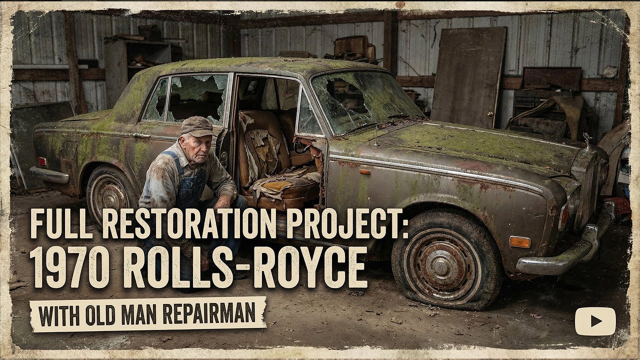 ASMR Car Restoration | Full Restoration of 1970 Rolls-Royce Silver (Full Transformation) To New