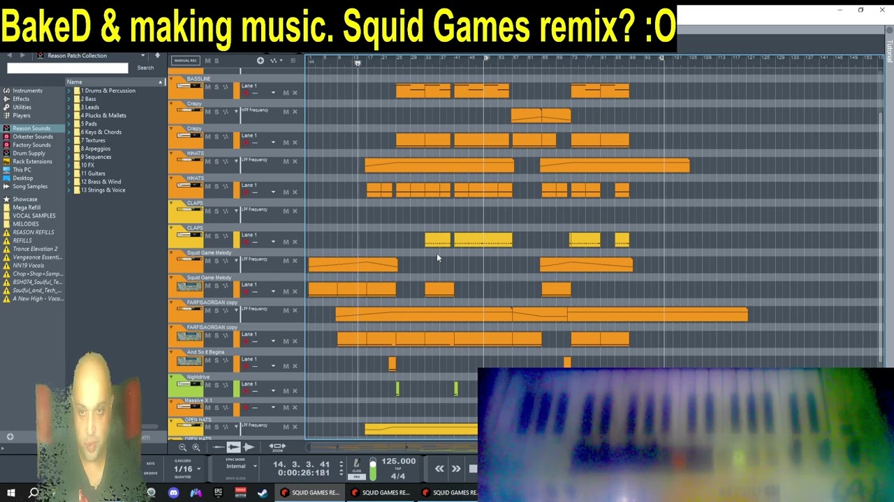 Making an EDM remix of Squid games? :)