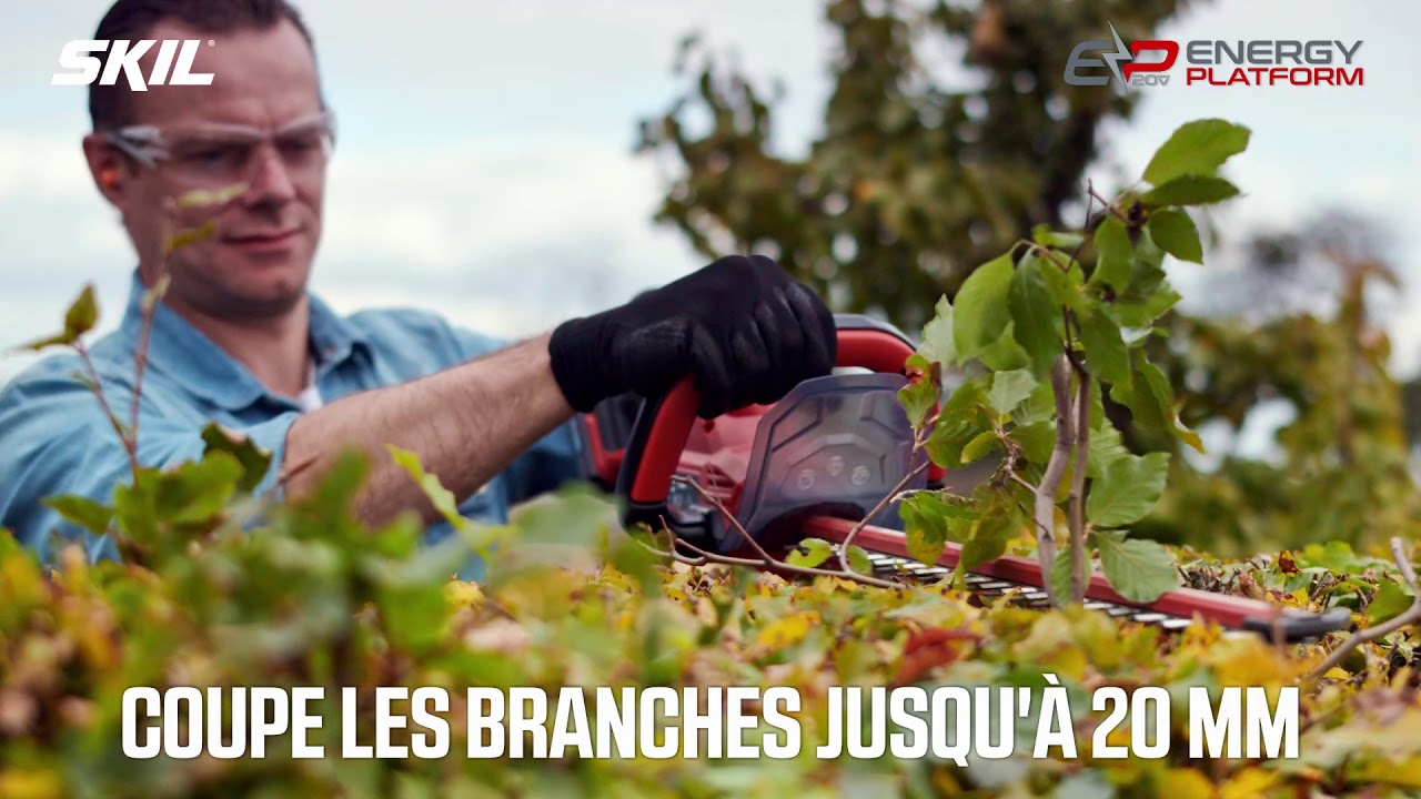 SKIL 0430 : Liberté sans fil pour une taille sans fatigue des buissons et haies
