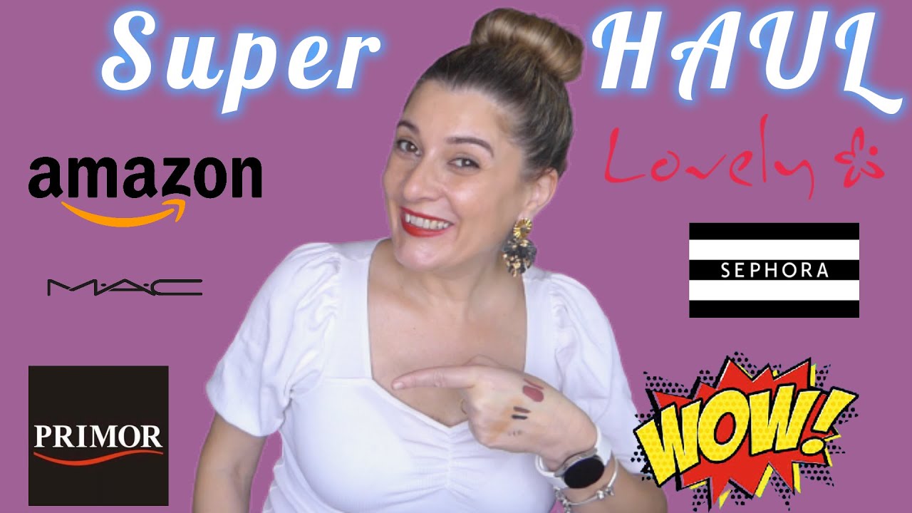 😱 SUPER HAUL/ Amazon/ Primor/ Sephora/ Mac 🤦🏼 todo lo que las redes me han hecho comprar 👌🏻