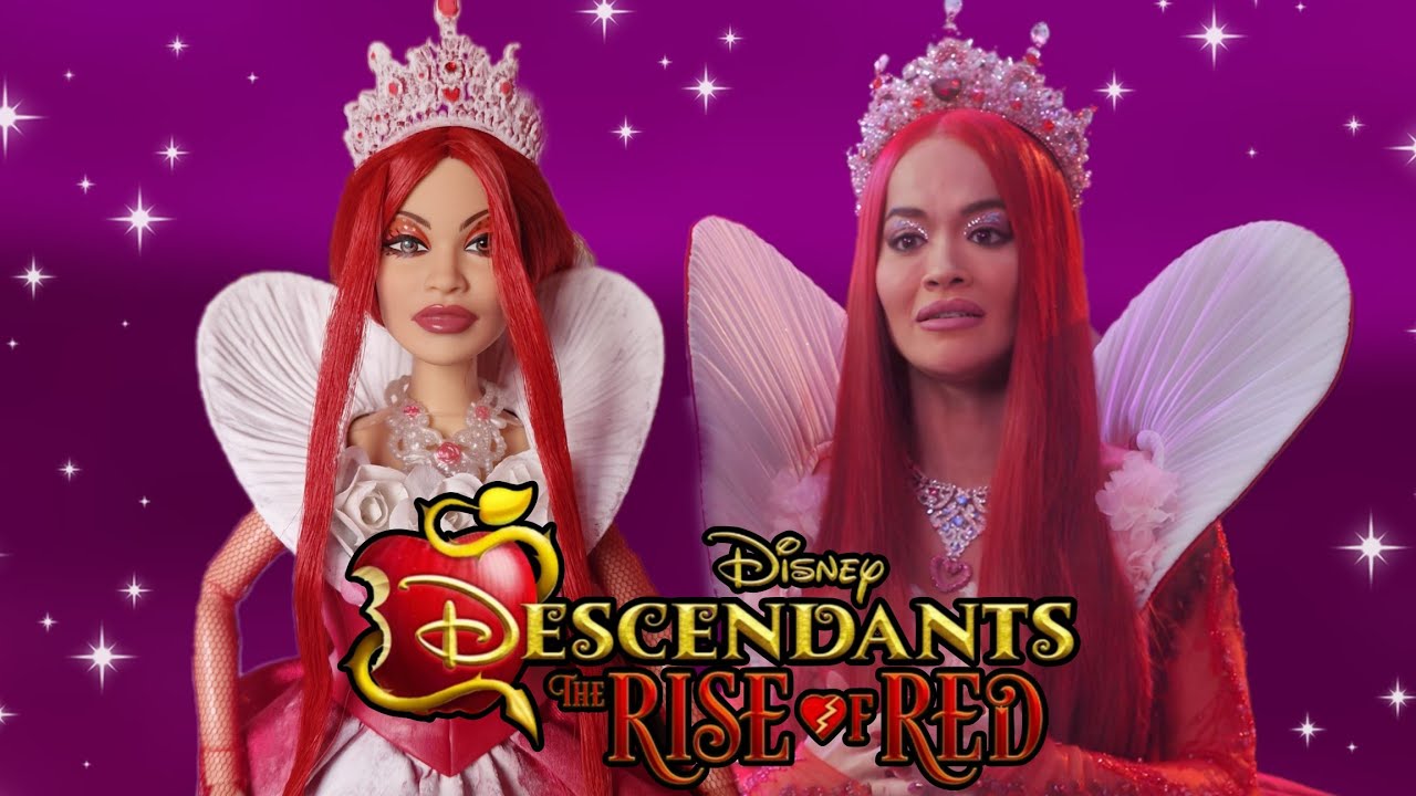 Я сделала куклу Добрая Королева Червей из «Наследники: Восстание Красной» 💖