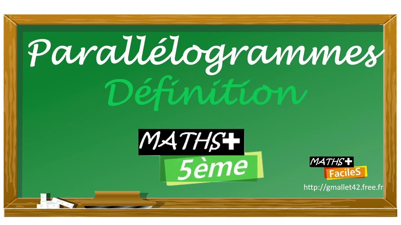 Définition d'un parallélogramme