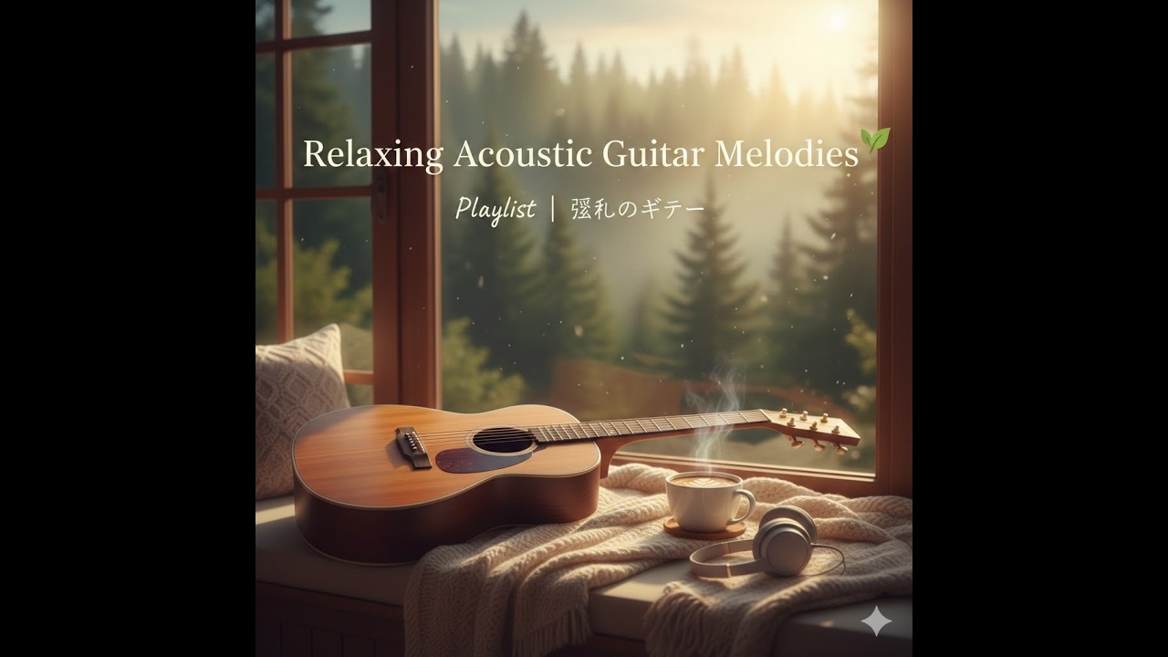 [Playlist] 마음이 편안해지는 어쿠스틱 기타 선율 🌿 | Relaxing Acoustic Guitar | 癒しのギター