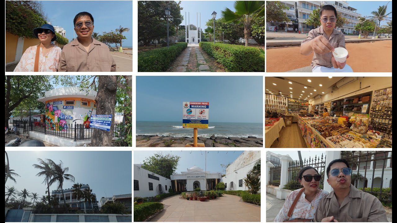 Pondy Rock Beach Tour /The Promenade Beach /Coffee - Ice cream date