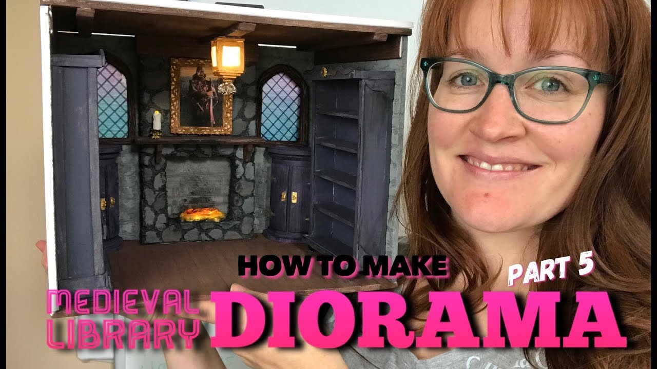 How to make a Medieval Library Diorama - Part 5 of the Medieval Series