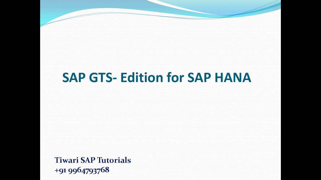 SAP GTS-версия для SAP HANA (Как разблокировать заблокированный документ)