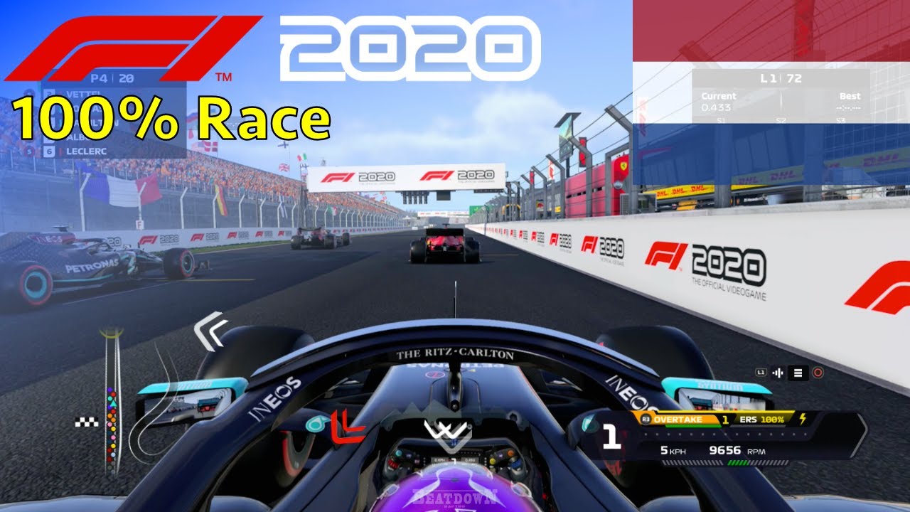 F1 2020 - Let's Make Hamilton 7x World Champion #5: 100% Race Zandvoort