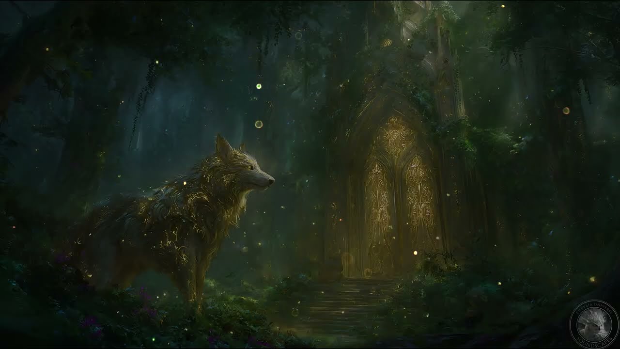 ELVEN GROVE 🌿 10Hz Meditative Soothing Ambience - Relaxing Fantasy Music | Deep Focus & Rest (4K)