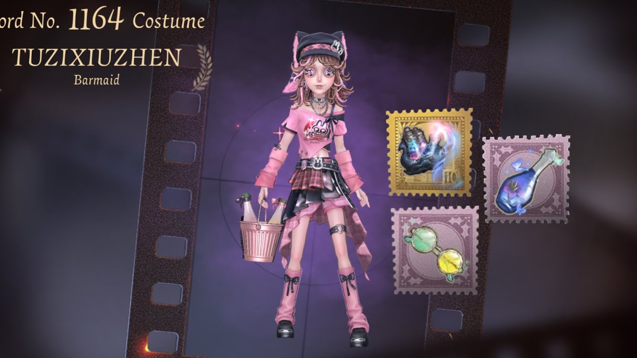 Identity V | Now We Just Need a Pink Accessory For Demi! Barmaid&rsquo;s New Skin &ldquo;TUZIXIUZHEN&rdquo;!!! 