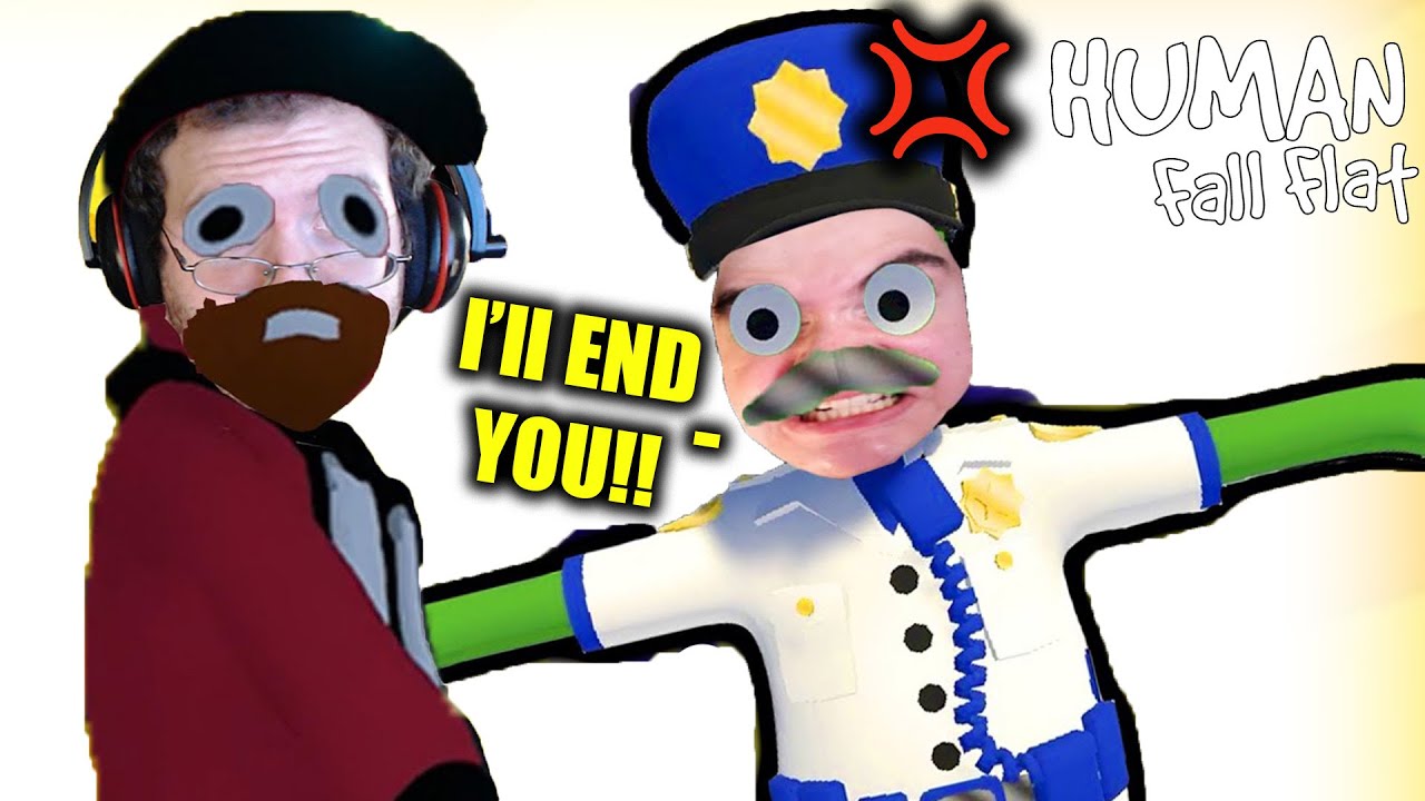 ME AND WADE FIGHTING FOR 28 MINUTES | Human Fall Flat Museum Map