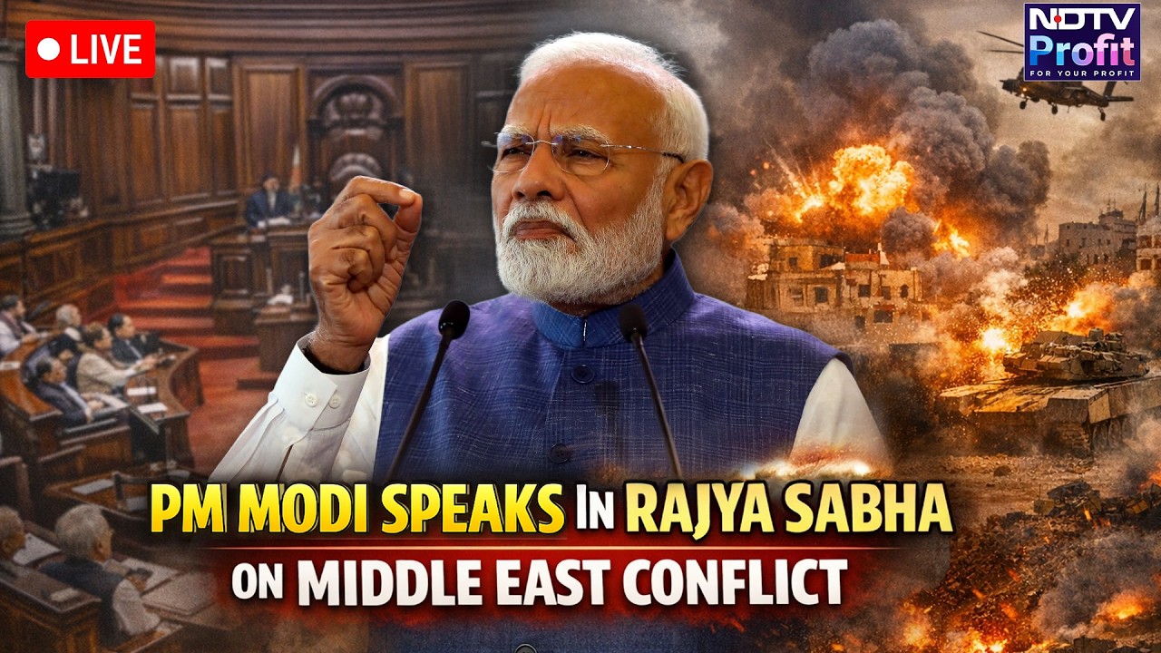 Watch LIVE: PM Modi Address On The Middle East Crisis In Rajya Sabha | Rajya Sabha LIVE