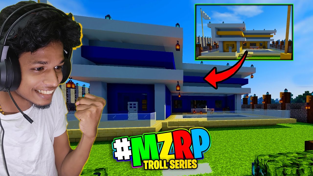 I Trolled Zilsila !!!! | MZRP | Malayalam | Minecraft