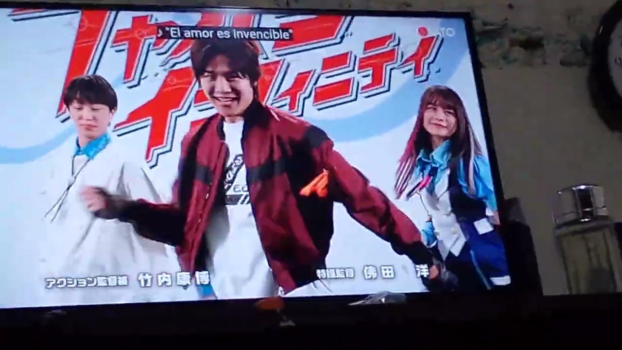 Super Space sheriff Gavan Infinity canción tema y parte final del episodio 2.