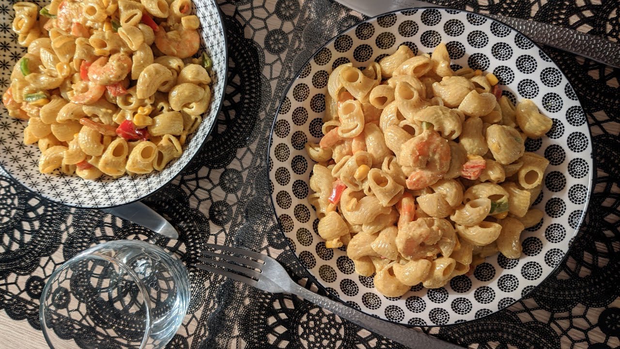 pâtes aux crevettes