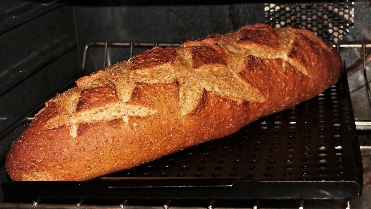 Receta de Pan Integral paso a paso - Whole wheat bread - Pain complet