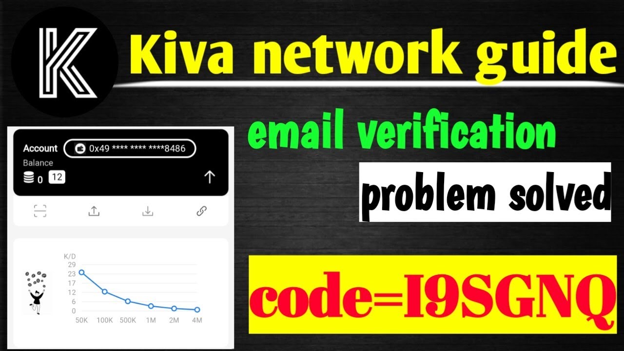 Kiva network guide | Kiva network email verification problem solved | new mining app