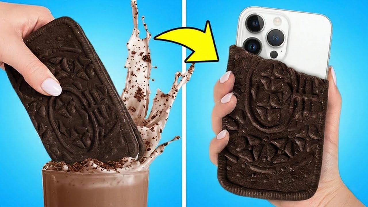 Крутой чехол печенье 🍪📱 DIY полимерная глина