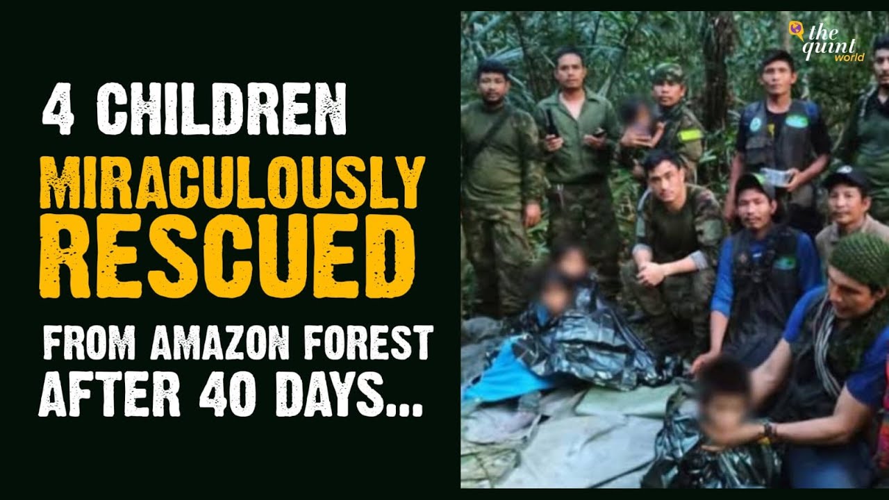 'Miracle': How 4 Children Survived 40 Days in the Amazon Forest | The Quint