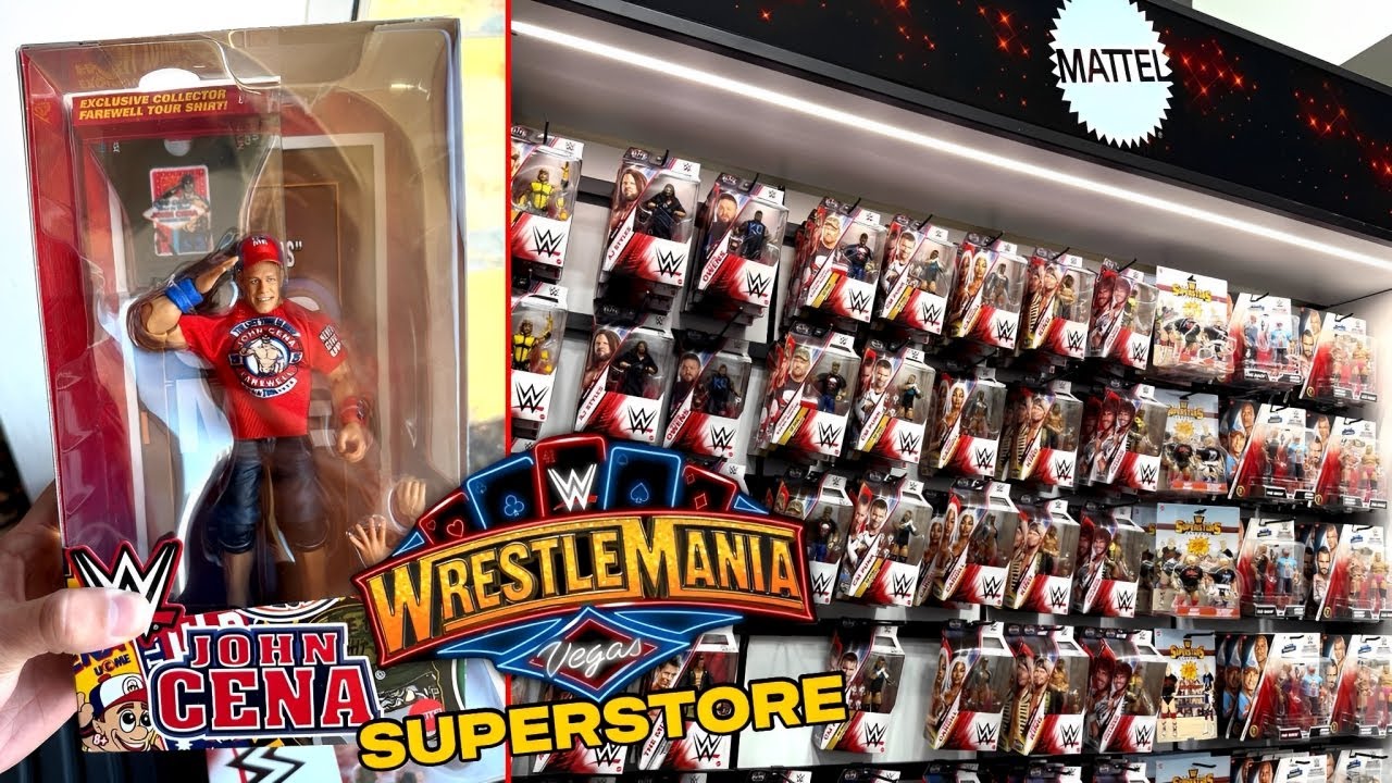 INSANE WWE Toy Hunt At WRESTLEMANIA 41 SUPERSTORE!