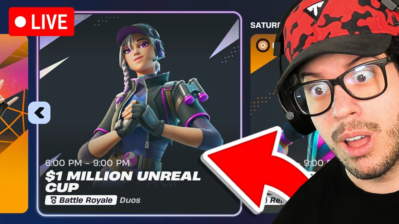 🔴 LIVE! -LEGO NINJAGO Fortnite Maps + $1m UNREAL TOURNEY AFTER | #EpicPartner