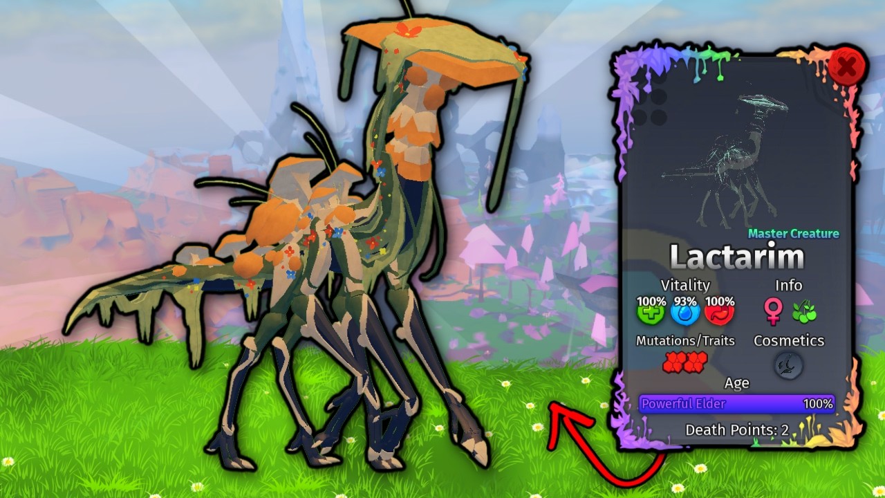 Lactarim: The Warden DESTROYER - Creatures of Sonaria