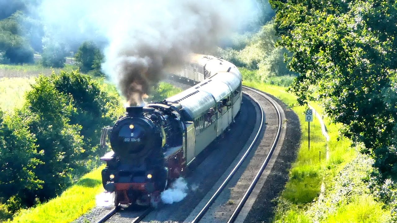 20.07.2024 Dampflok 012 104-6 nach Westerland (Sylt) über Prisdorf, Itzehoe & St. Michaelisdonn
