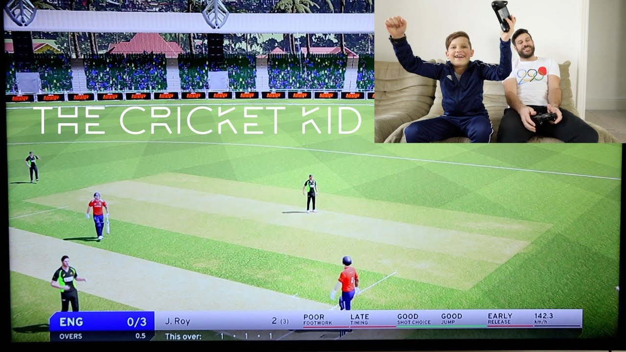 The Cricket Kid .V. his DAD! (at Don Bradman Cricket on Xbox One)