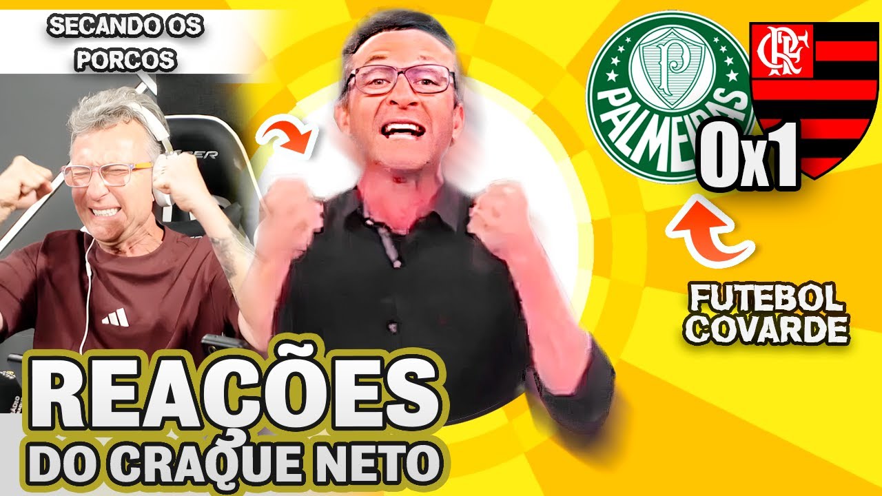 MENGO CAMPE&Atilde;O! OLHA COMO O CRAQUE NETO REAGIU A PALMEIRAS 0x1 FLAMENGO PELA FINAL DA LIBERTADORES