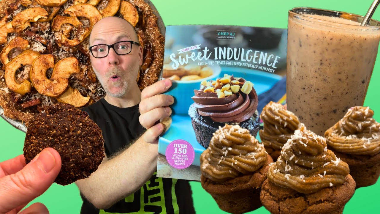 Обзор Sweet Indulgence: что я ем за неделю | Шеф-повар AJ | Plant-Based WFPB