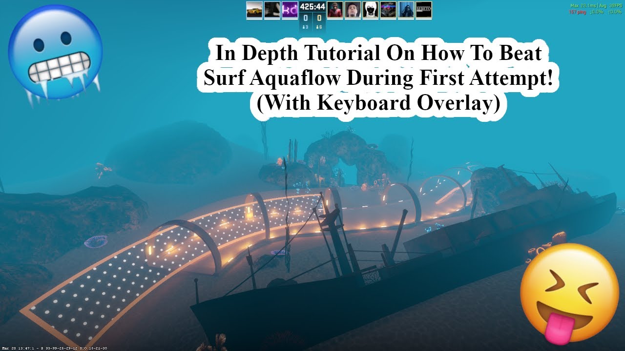 Как легко и стабильно проходить Surf Aquaflow в CS2! (С клавиатурой)