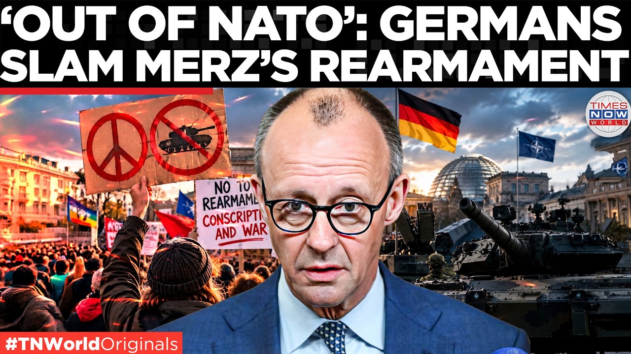 GERMANY ERUPTS: Thousands Storm Berlin Streets Against Military Buildup | Times Now World
