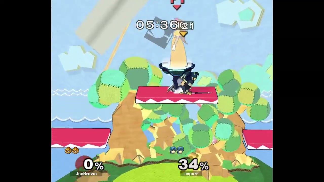 Panic! At the Top Plat #2 - Melee Singles LR3 - JoeBrown (Peach) vs espurr (Marth, Peach)