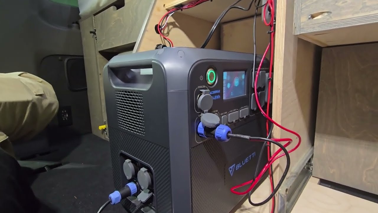 DIY 2023 Ford Transit VAN Electrical Update BLUETTI AC200MAX