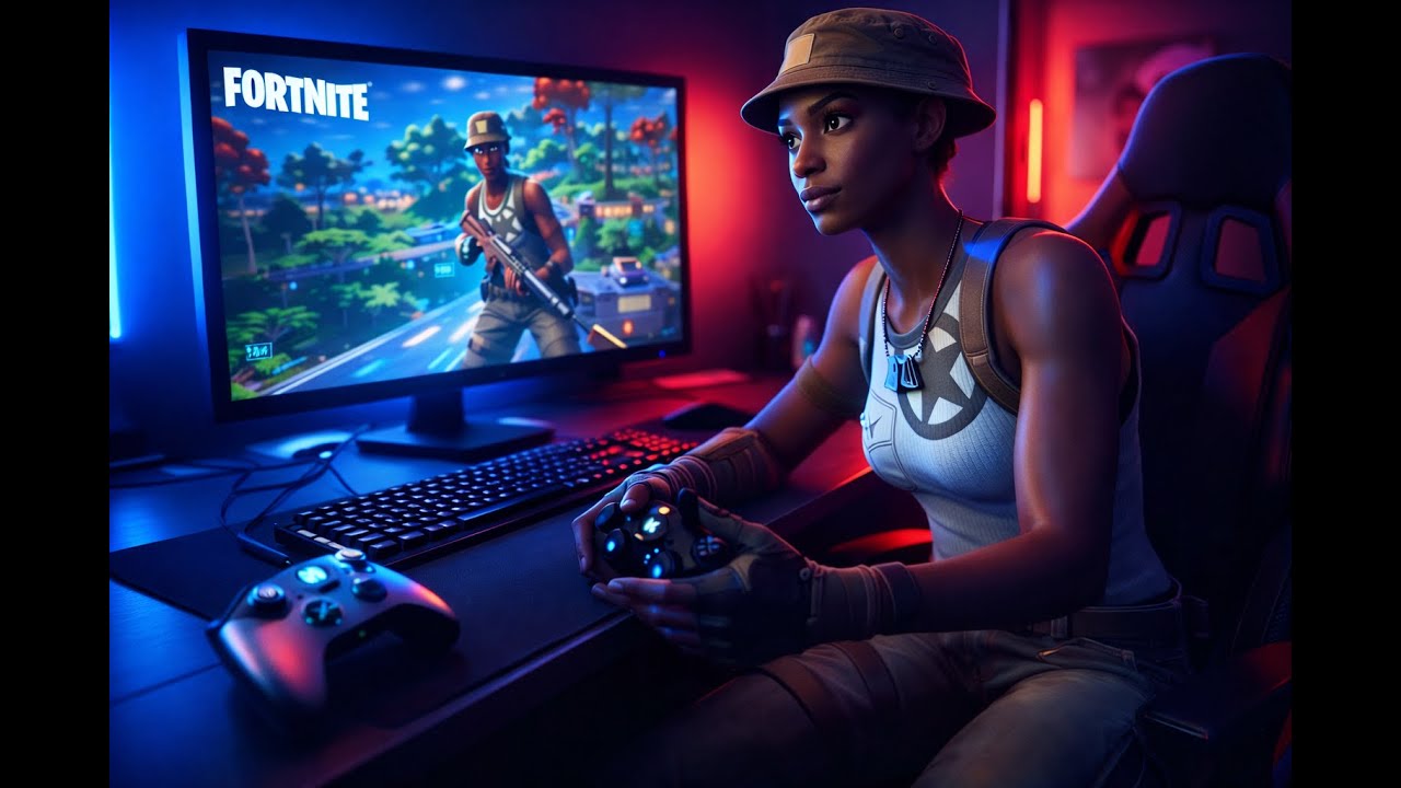 My first fortnite video SMG only challenge