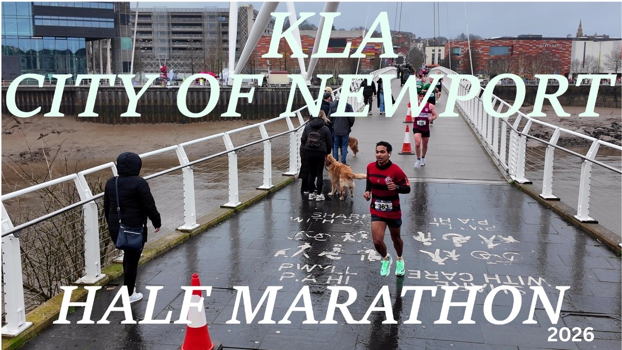 Newport  Half Marathon 2026, footbridge