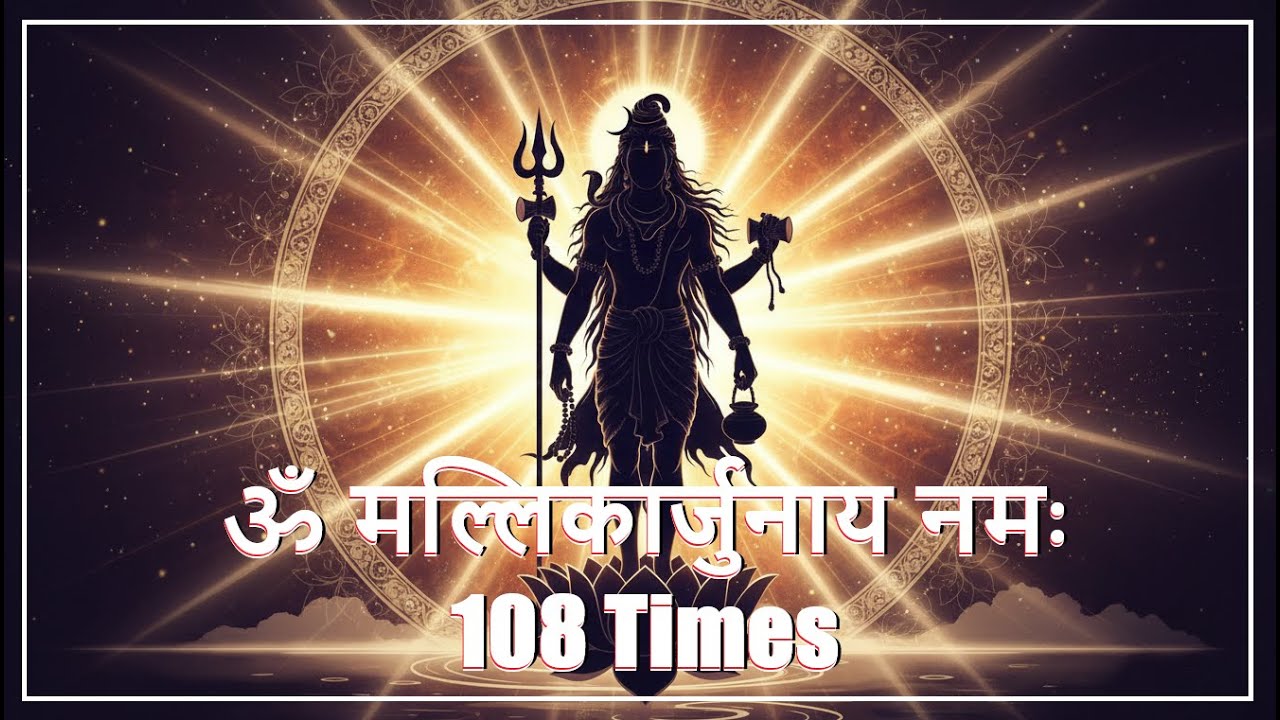 Om Mallikarjunaya Namah 108 Times | ॐ मल्लिकार्जुनाय नमः | Powerful Healing Chant Jyotirlinga