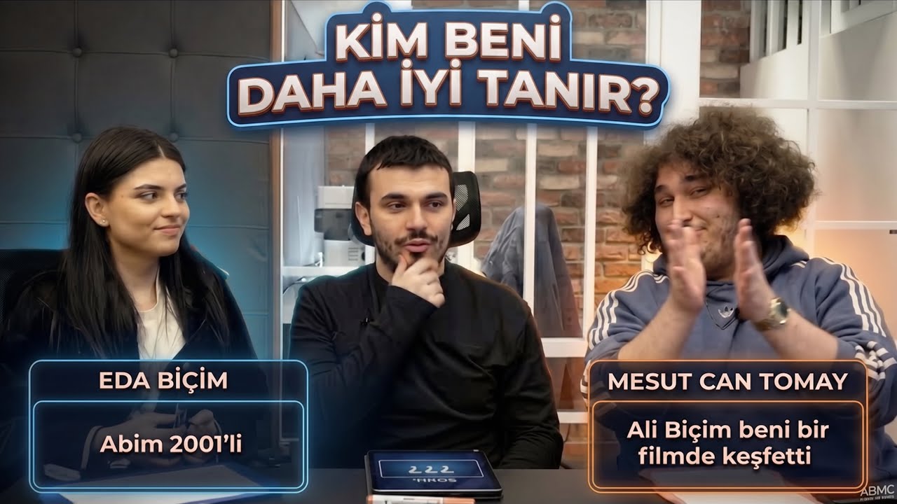 KIZ KARDEŞİM Mİ DAHA İYİ TANIYOR YOKSA MESUT MU? 😳🧠 w/ @MesutCanTomay  & Eda Biçim