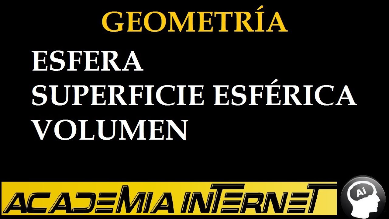 ESFERA, superficie esférica, volumen