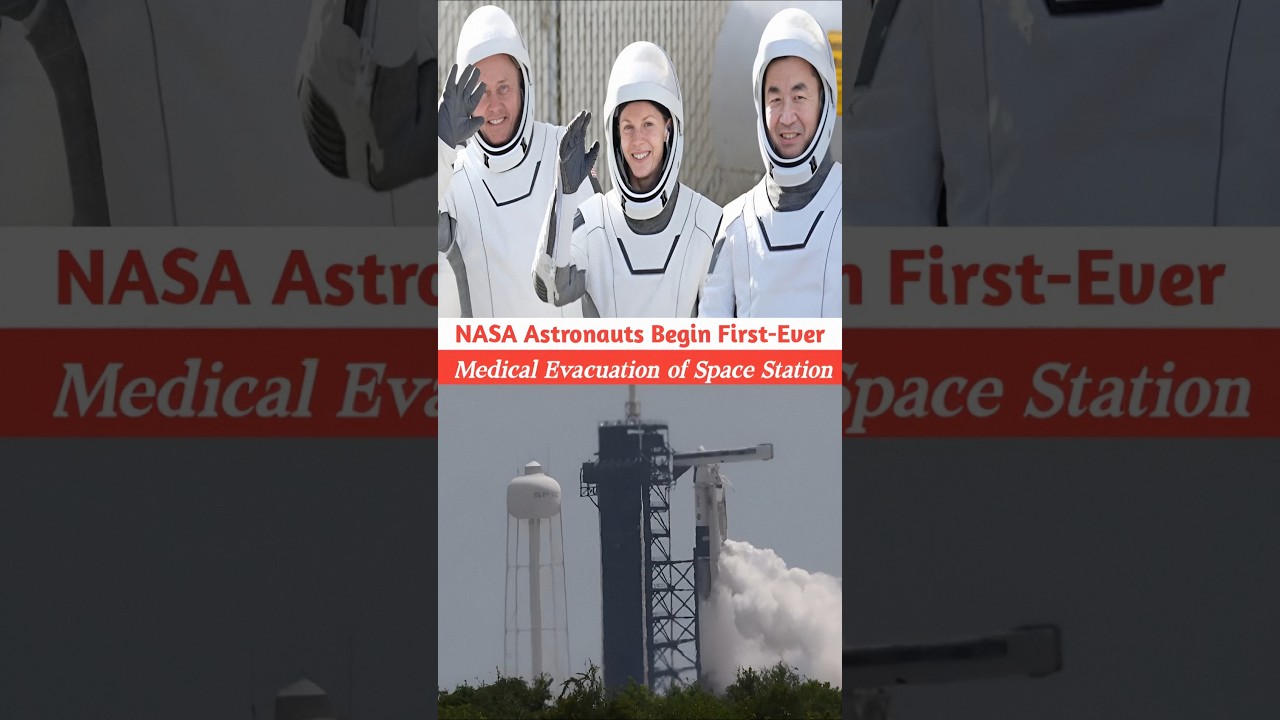 NASA Astronauts Begin First-Ever Medical Evacuation of Space Station