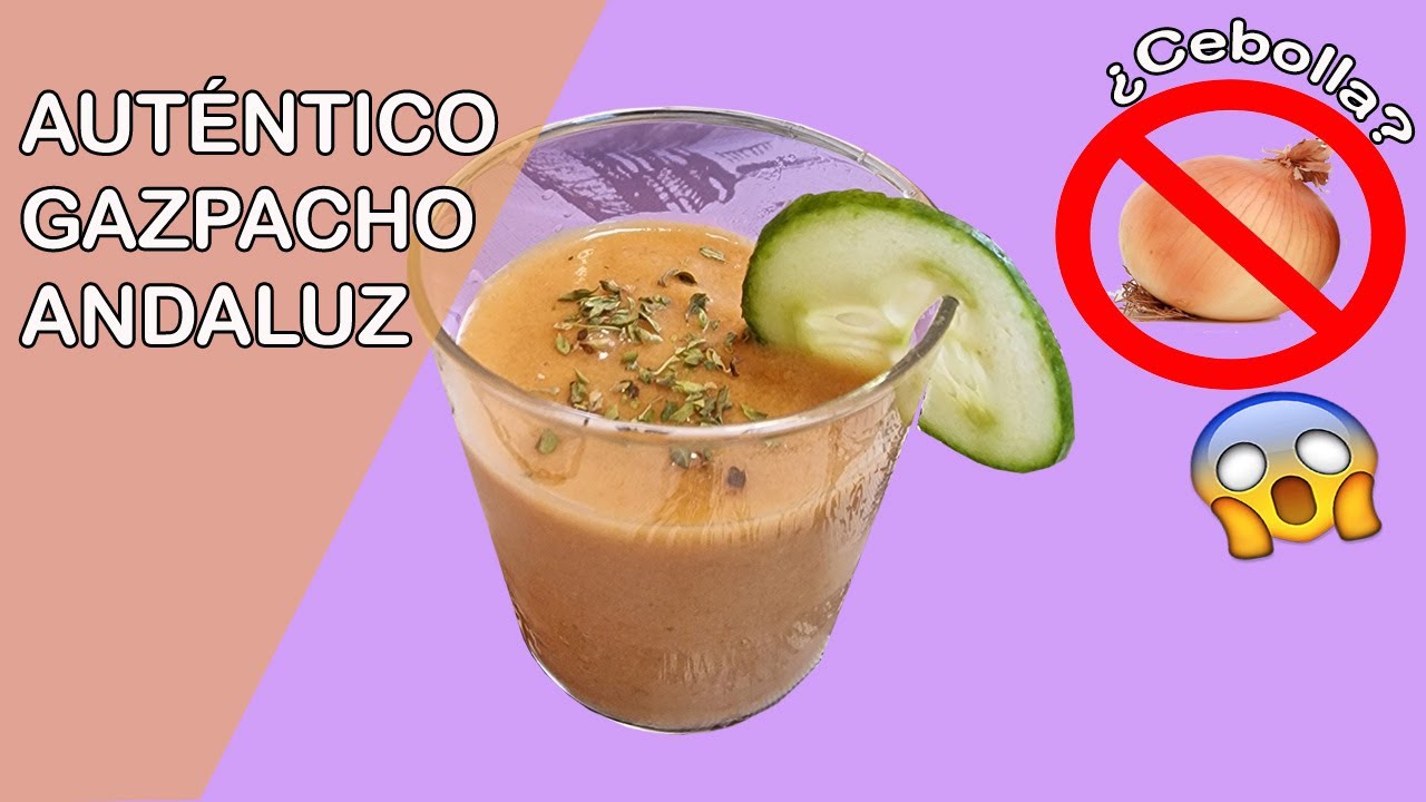 🍅Como se hace el GAZPACHO ANDALUZ con Monsieur Cuisine, Thermomix, Mambo...