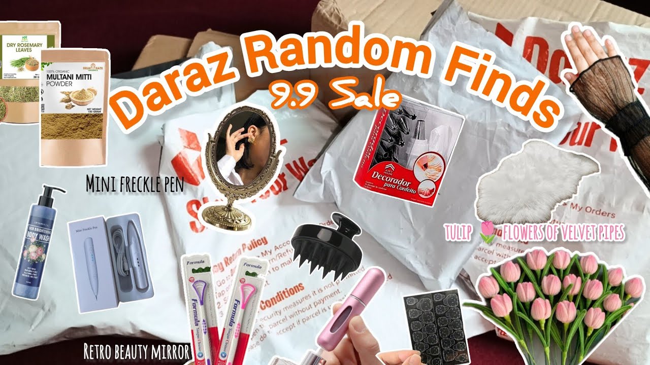 Daraz Shopping haul 🛍️ | 9.9 Daraz sale | Daraz unboxing video with prices and links 