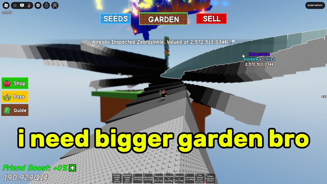 NEW SEED NEW PROBLEM | Grow a Garden