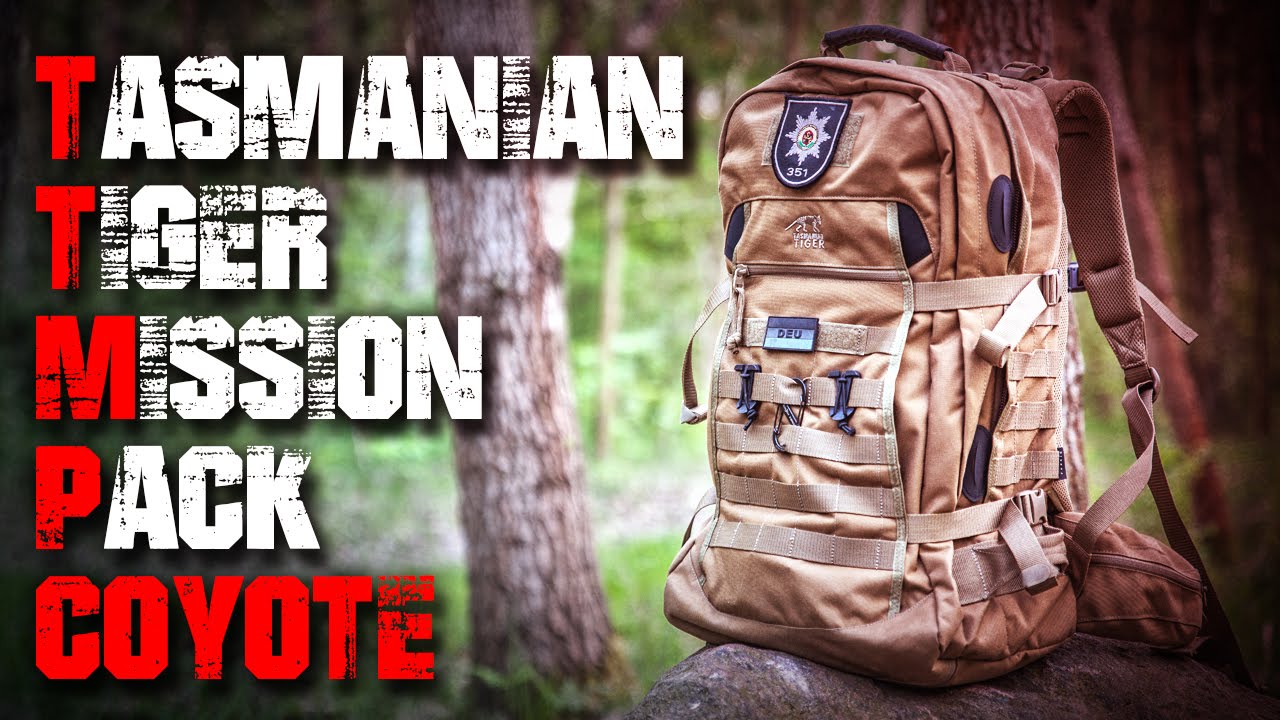 TT Tasmanian Tiger Mission Pack Rucksack Coyote - Review Test Outdoortest EDC (Deutsch/German)