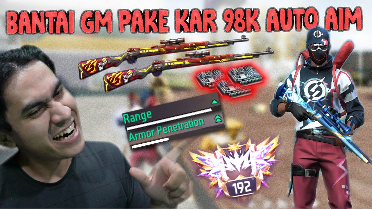 REVIEW KAR98K AUTO AIM !! BANTAI GM PANIK SEMUA KETAR KETIR
