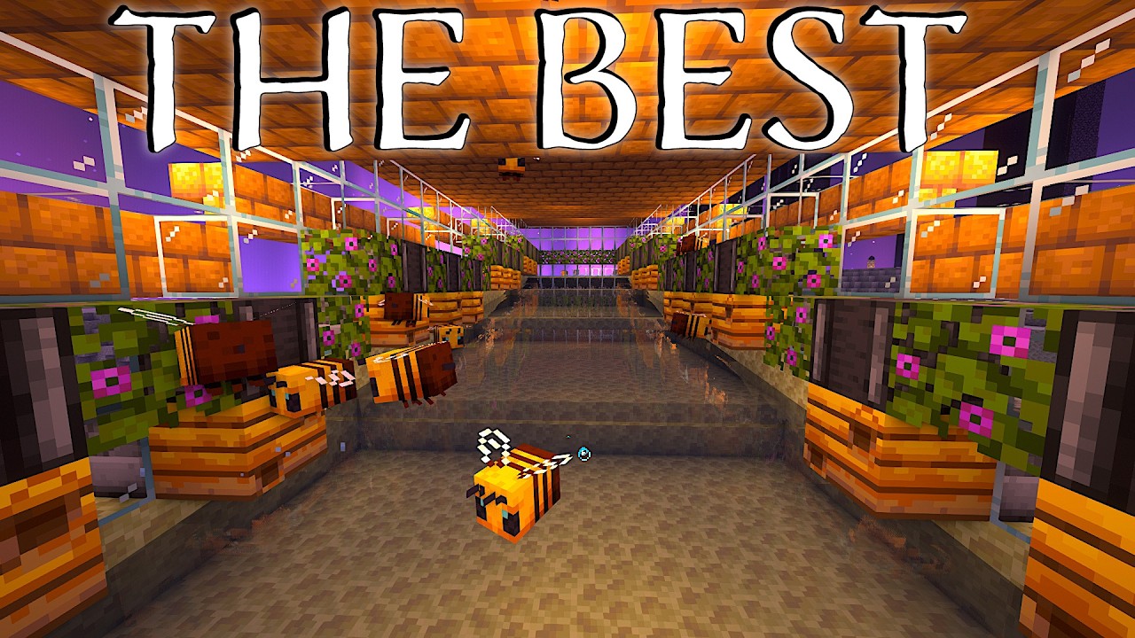 3 лучших проекта пчелиных ферм в Minecraft Survival