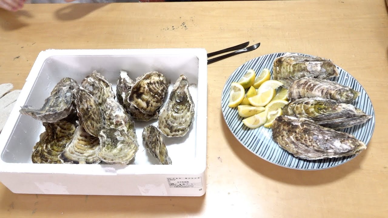 ヤッター！年に一度の牡蠣パーティーだ！！