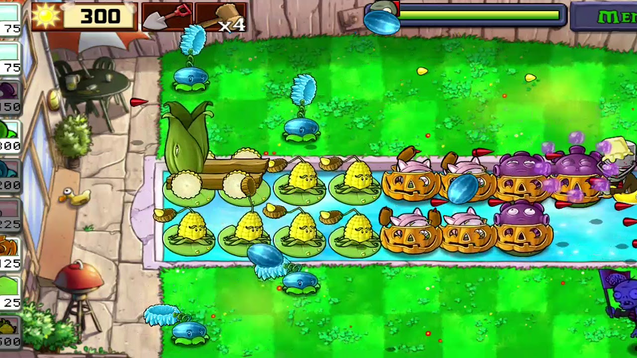 Plants And Zombies || Last Stand Endless Flag 1 -100